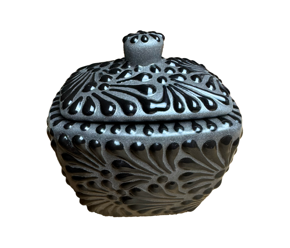 Talavera Rectangle Candle Jar