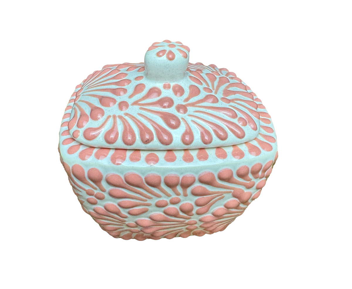Talavera Rectangle Candle Jar