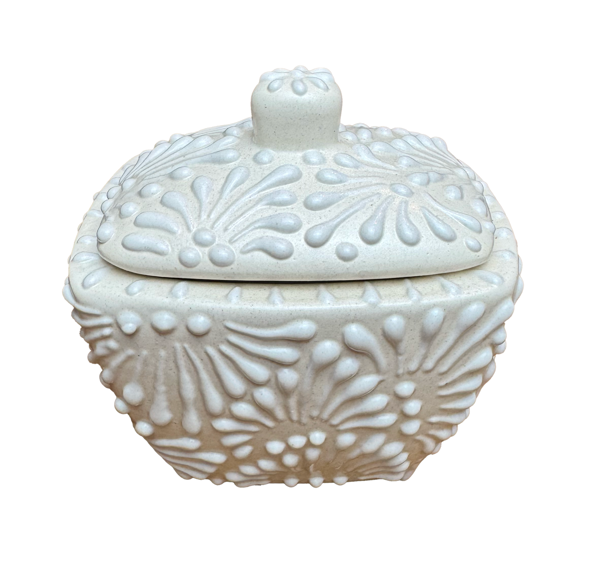 Talavera Rectangle Candle Jar