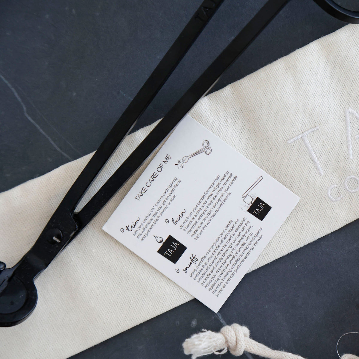 CANDLE SNUFFER + WICK TRIMMER (GIFT SET)